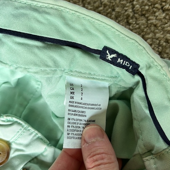 American eagle blue/green shorts - Picture 3 of 4